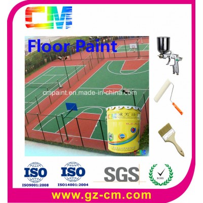 Tennis Basketball Volleyball Court Elastic Flooring Paint