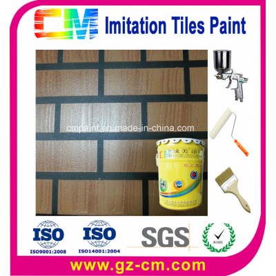 Waterproof Imitation Ceramic Texture Interior and Exterior Spray Wall Paint