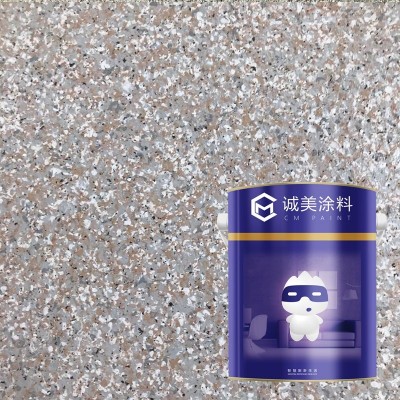 Anti Polllution Exterior Wall Paint Granite Natural Stone Paint